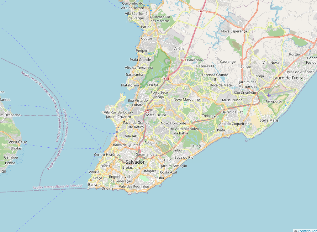 Mapa — Salvador, BA